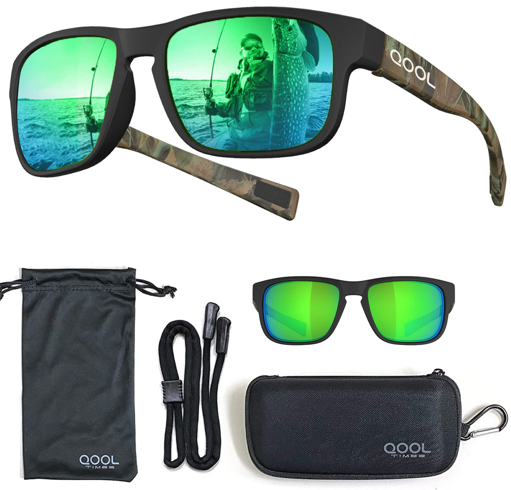 QOOL TIMES HD Polarized Sport Sunglasses