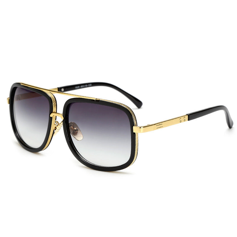 Vintage Square Metal Sunglasses for Men and Women