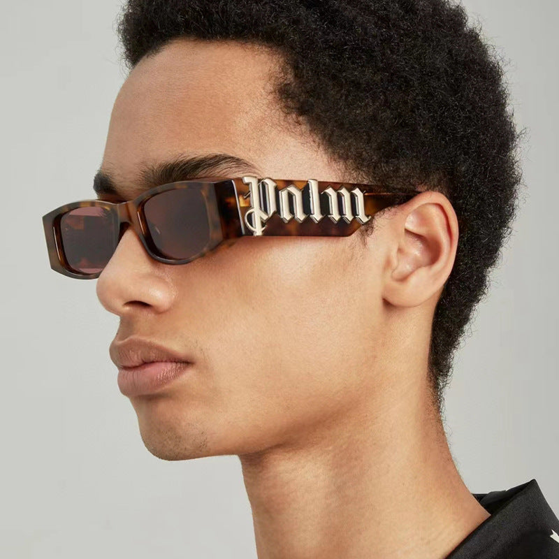 Palm Vintage Square Frame Sunglasses