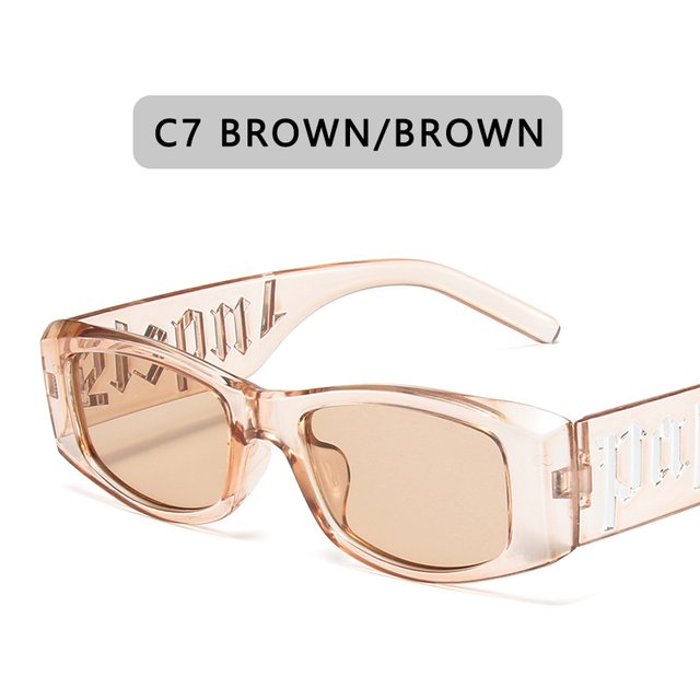 Palm Vintage Square Frame Sunglasses